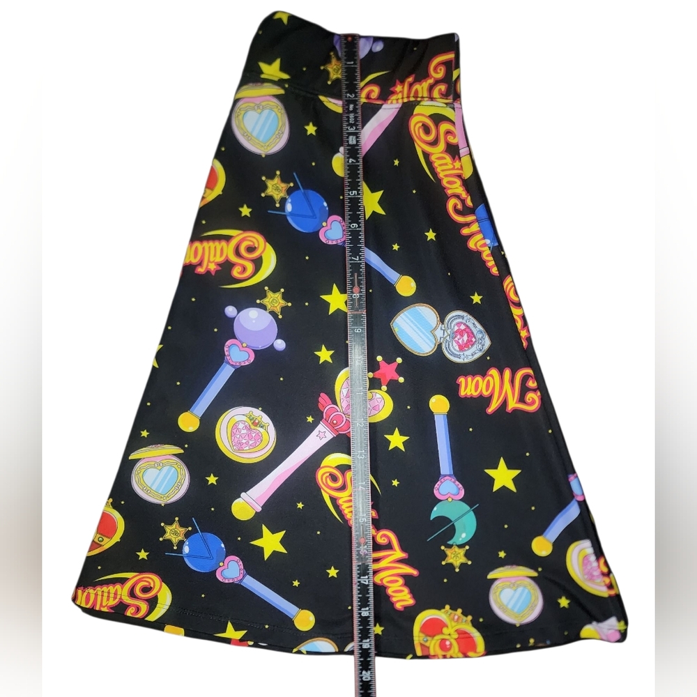 Sailor Moon Skater Skirt Black, Womens Medium - Picture 4 of 4